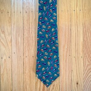 Isaac Zeicer Car Automobile Silk Tie - Vintage